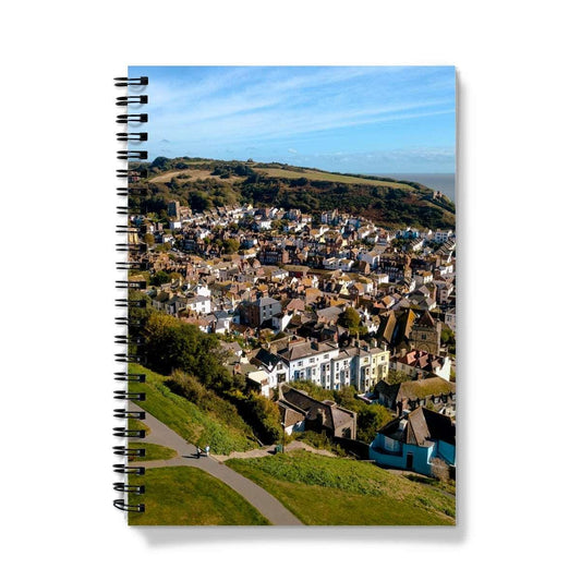 Hastings Old Town From The West Hill Notebook shutter-bug