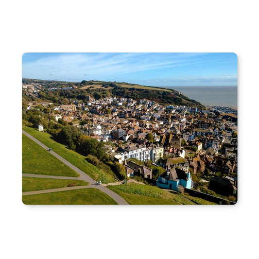 Hastings Old Town From The West Hill Placemat shutter-bug
