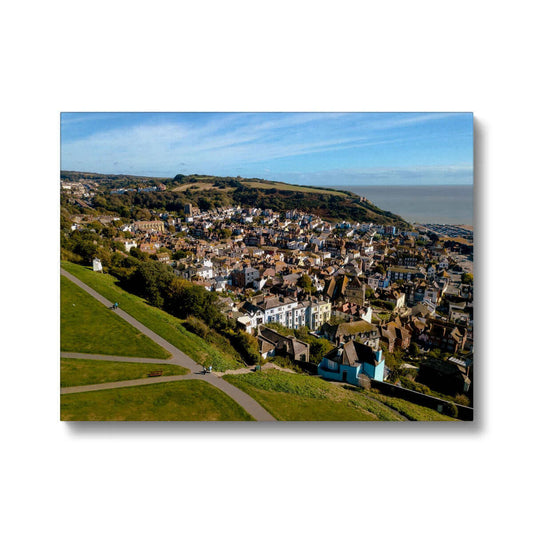 Hastings Old Town From The West Hill Canvas